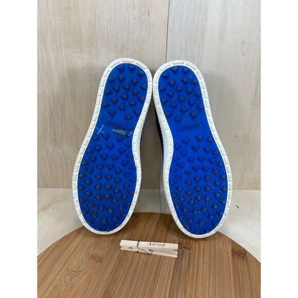 Crocs Bradyn Blue Leather Athletic Golfing Shoes Mens Size 7 - Picture 8 of 8